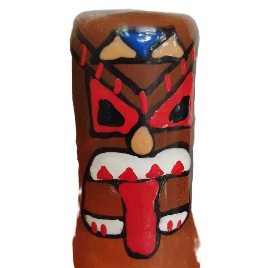 CONDOMERIE – PRÉSERVATIFS FANTAISIE PEINTS À LA MAIN TIKI TOTEM-01