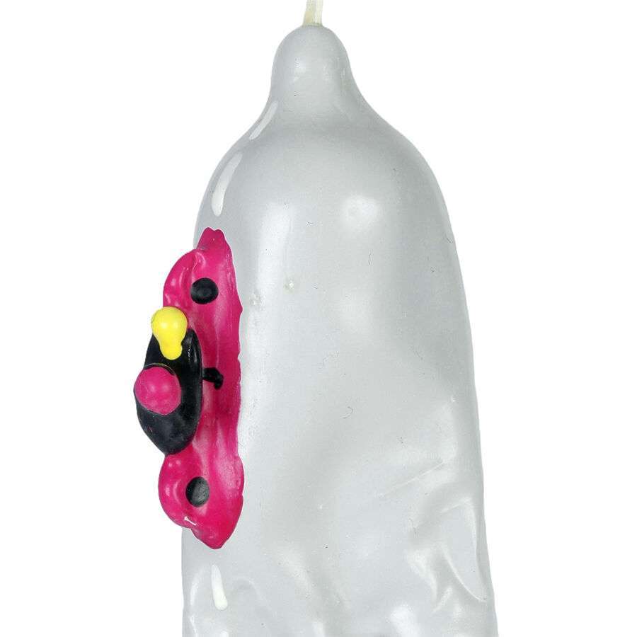 CONDOMERIE – PRÉSERVATIFS FANTAISIE PEINTS À LA MAIN MOTO XL