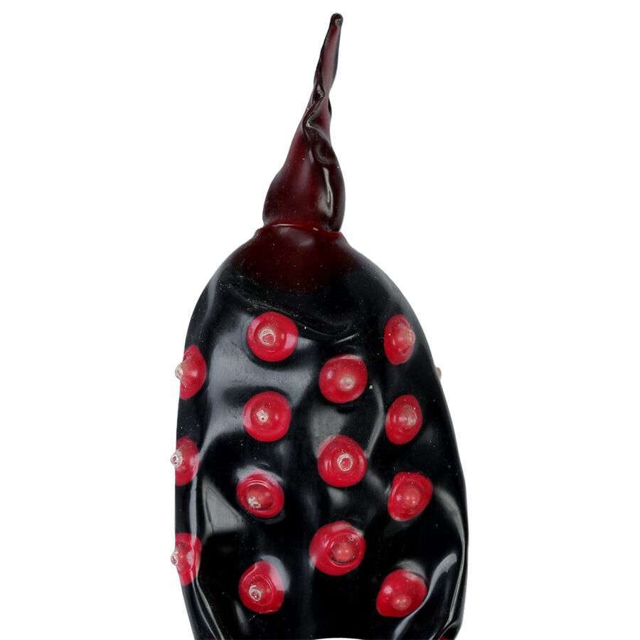 CONDOMERIE – PRÉSERVATIFS FANTAISIE PEINTS À LA MAIN NOIR FAKIR XL