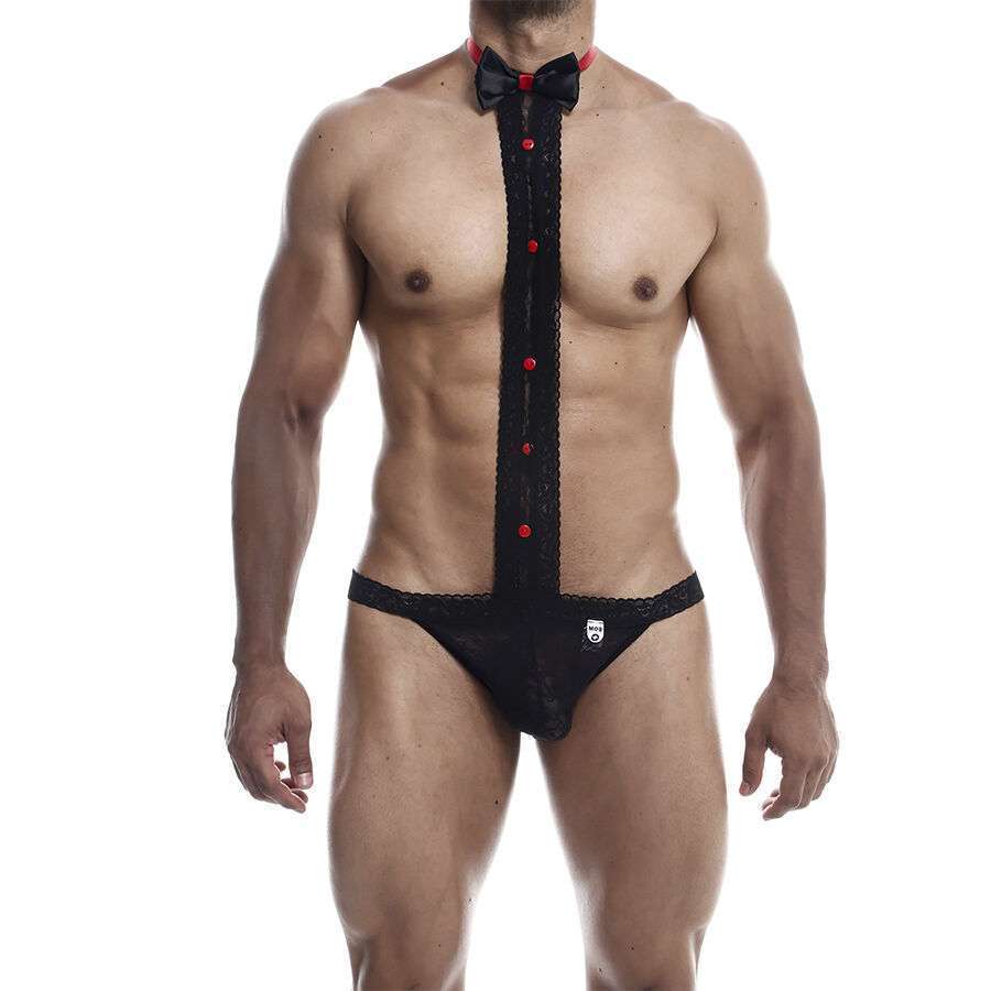 MOB – SMOKING AVEC STRING EN DENTELLE TAILLE L/XL