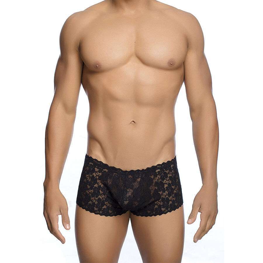 MOB – BOXER EN DENTELLE NOIRE TAILLE L/XL
