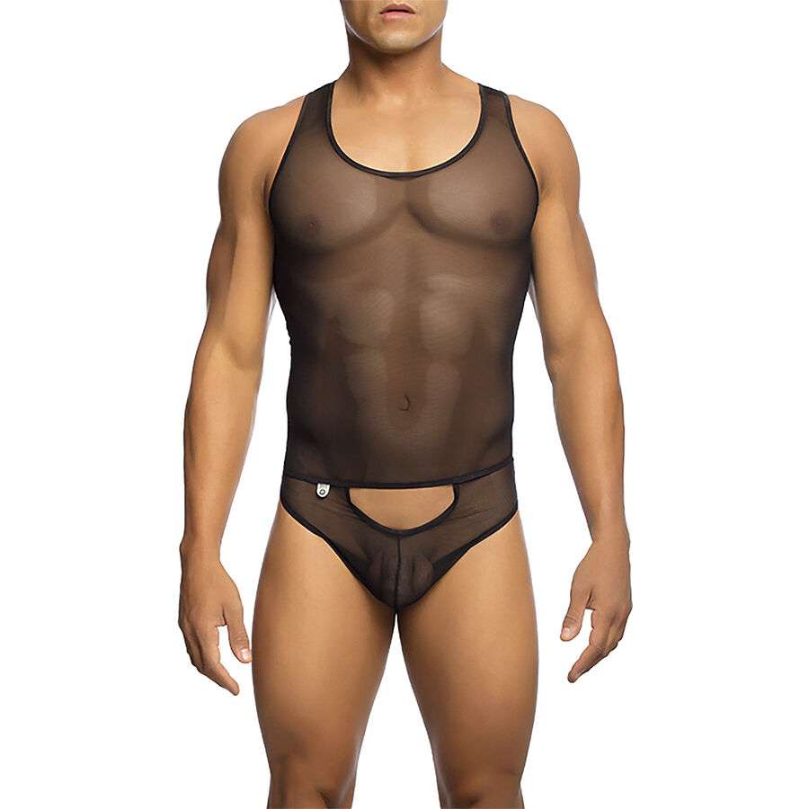 MOB – BODY TRANSPARENT NOIR TAILLE L/XL