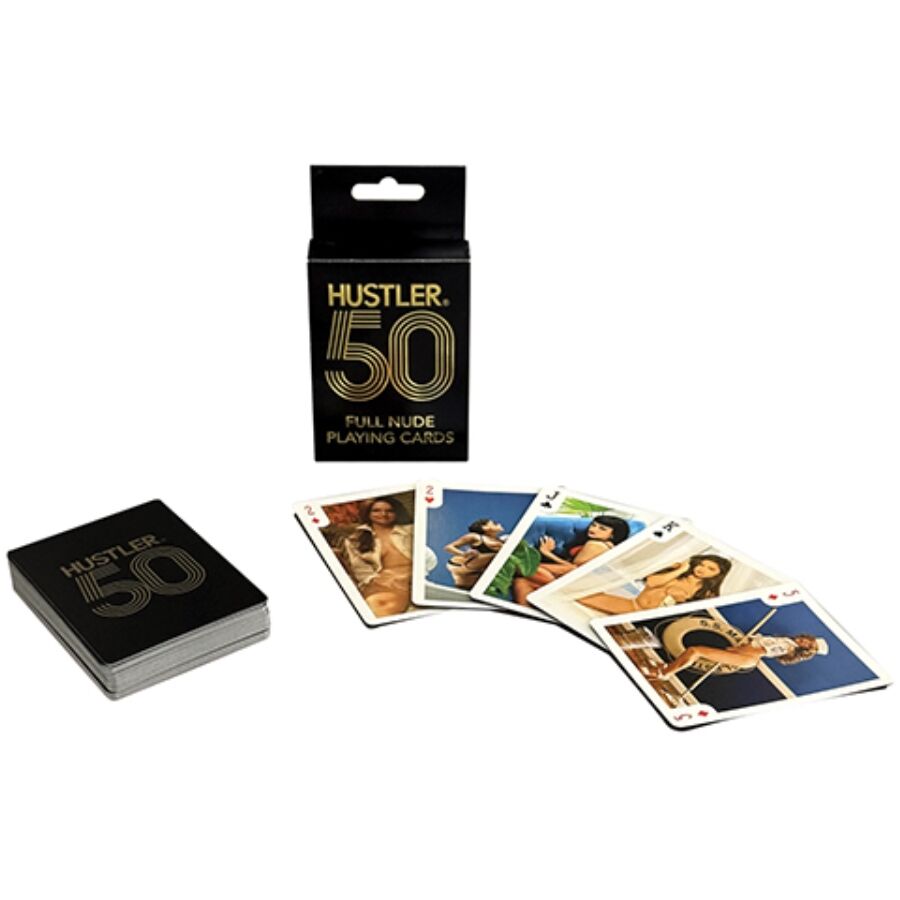 KHEPER GAMES – HUSTLER 50 CARTES À JOUER NUES COMPLÈTES
