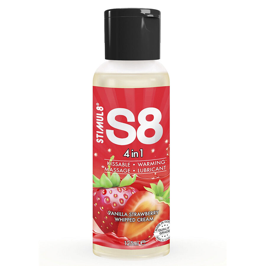 STIMUL8 – S8 LUBRIFIANT DESSERT FRAISE 4 EN 1 125 ML