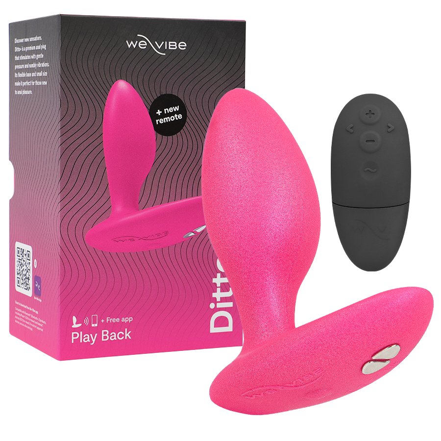WE-VIBE – DITTO+ PLUG ANAL VIBRADOR ROSA