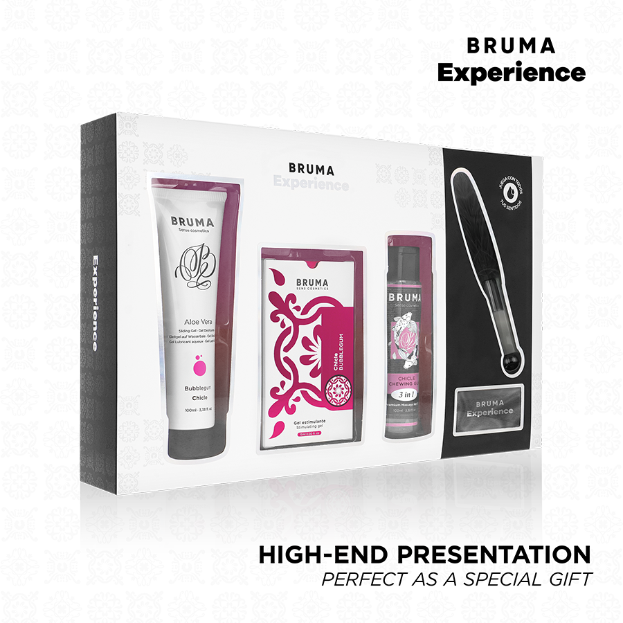 BRUMA XPERIENCE – KIT TENTATION DE GOMME SUCRÉ AVEC AMPLIFICATEUR DORGASME