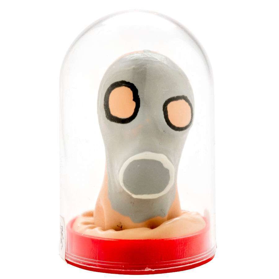 CONDOMERIE – PRÉSERVATIFS FANTAISIE PEINTS À LA MAIN MASQUE À GAZ