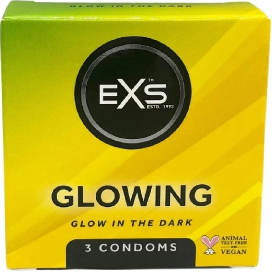 EXS CONDOMS – BRILLANT DANS LE NOIR