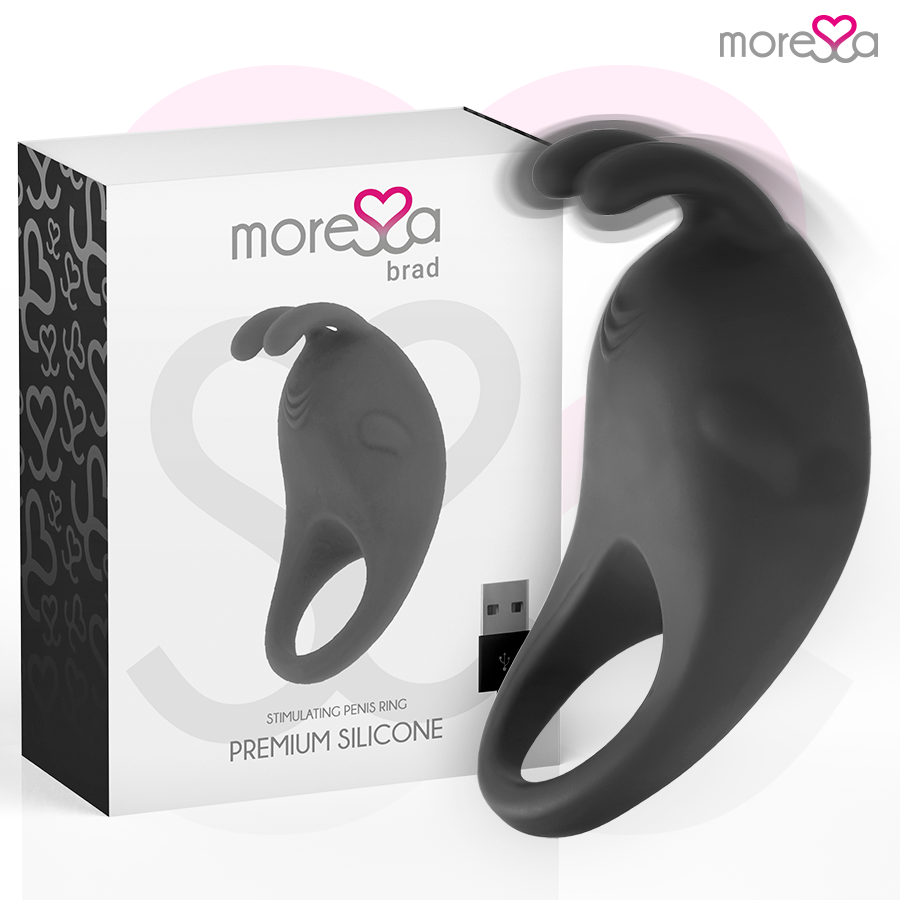 MORESSA – BRAD PREMIUM SILICONE RECHARGEABLE NOIR