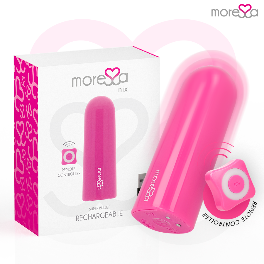 MORESSA – NIX VIBRATEUR TÉLÉCOMMANDE ROSE