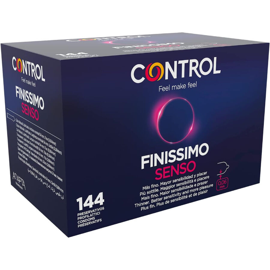 CONTROL – PRÉSERVATIFS FINISSIMO SENSO 144 UNITÉS