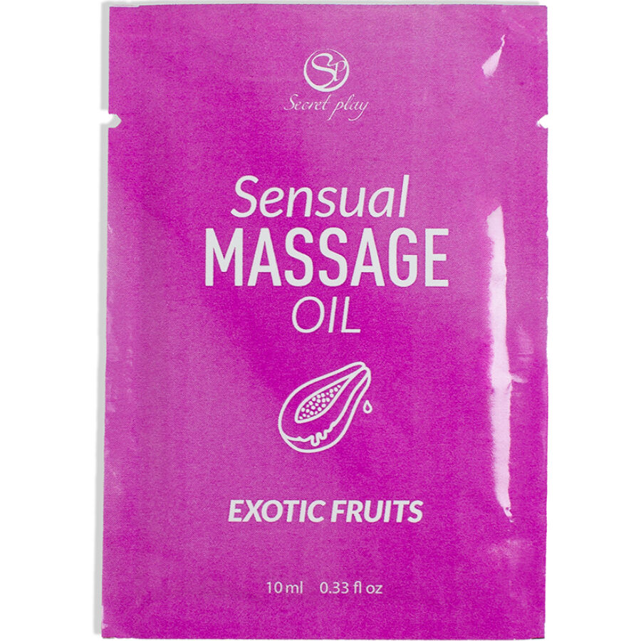 SECRETPLAY – HUILE DE MASSAGE MONODOSE AUX FRUITS EXOTIQUES 10 ML