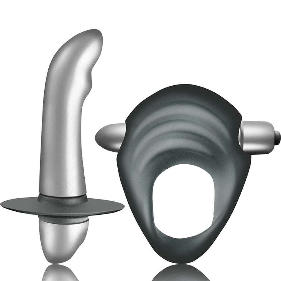 CLIMAXIMUM – KIT ENTICE ANNEAU PÉNITENTIAIRE + VIBRATEUR PROSTATIQUE DÉBUTANTS