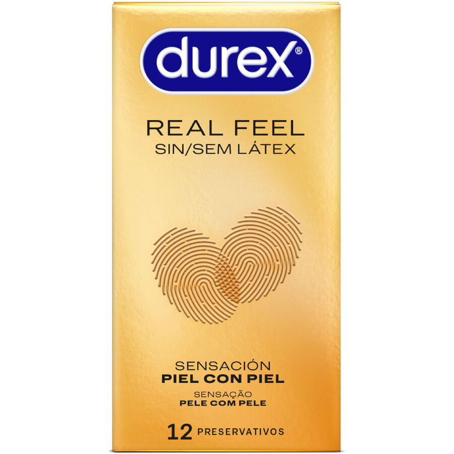 DUREX – PRÉSERVATIFS REAL FEEL SANS LATEX 12 UNITÉS
