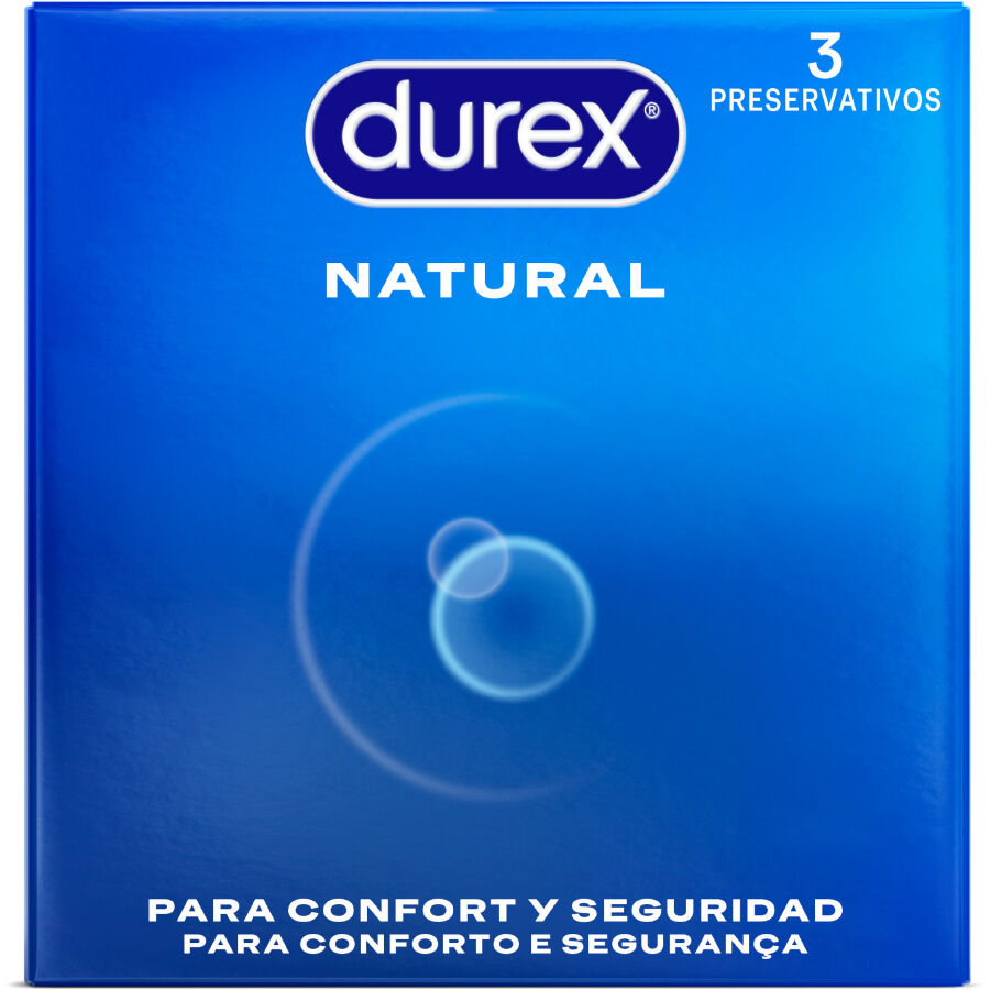 DUREX – PRÉSERVATIFS NATURELS 3 UNITÉS