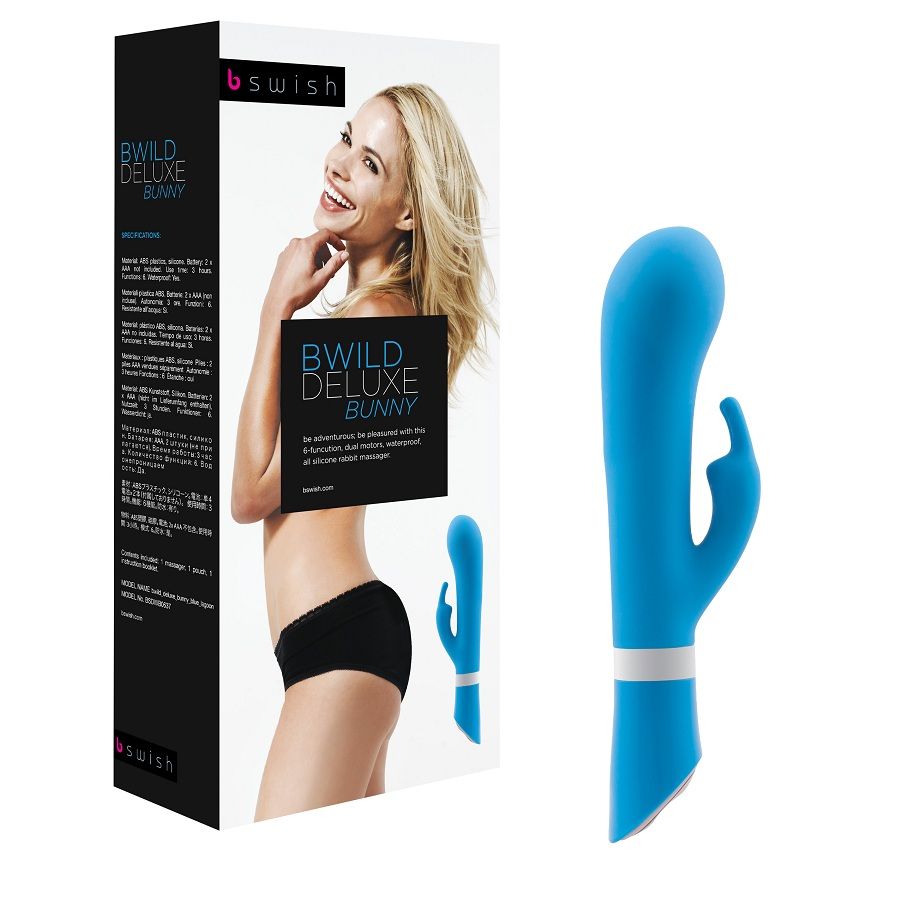 B SWISH – BWILD DELUXE BUNNY RABBIT VIBRATEUR JADE