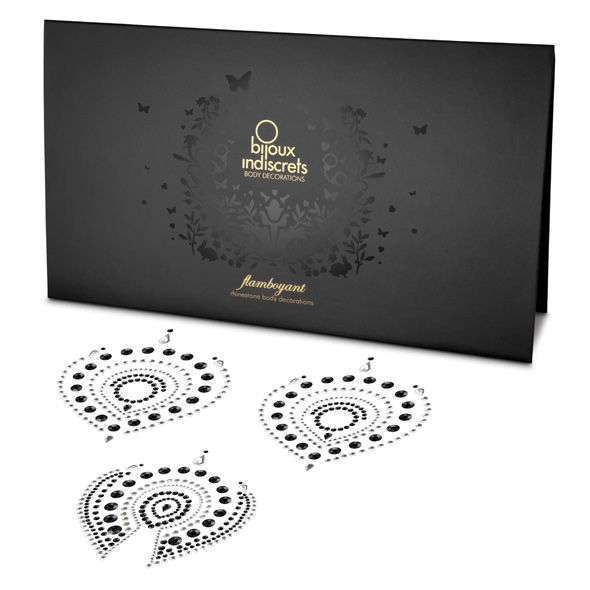 BIJOUX – INDISCRETS FLAMBOYANT NOIR  ARGENT