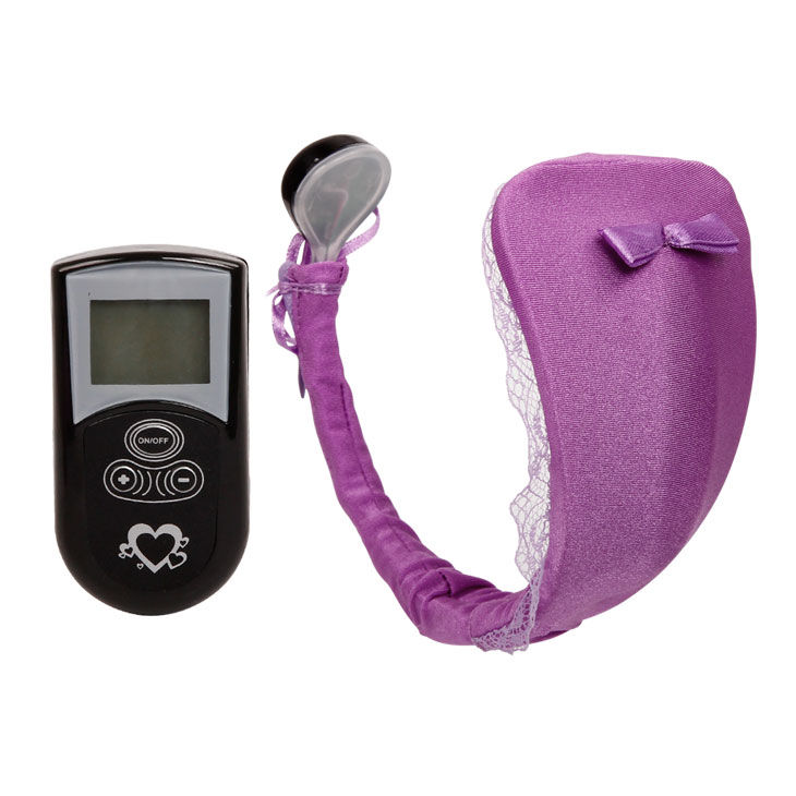 BAILE – STRING AVEC VIBRATEUR AVEC TÉLÉCOMMANDE LILAS
