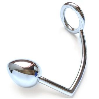 METAL HARD – ANNEAU AVEC CROCHET ANAL 40MM