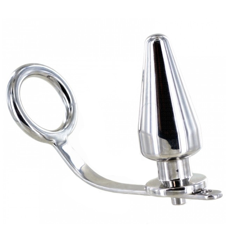 METAL HARD – ANNEAU EN ACIER AVEC PLUG ANAL 80 X 55 MM