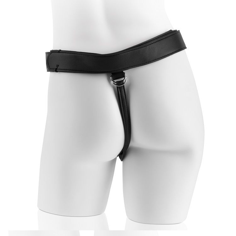 KING COCK – HARNAIS AVEC PÉNIS NOIR RÉALISTE 22,9 CM