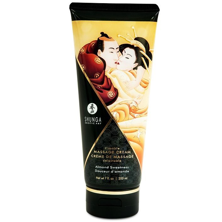 SHUNGA – CRÈME DE MASSAGE AUX AMANDES DOUCES 200 ML