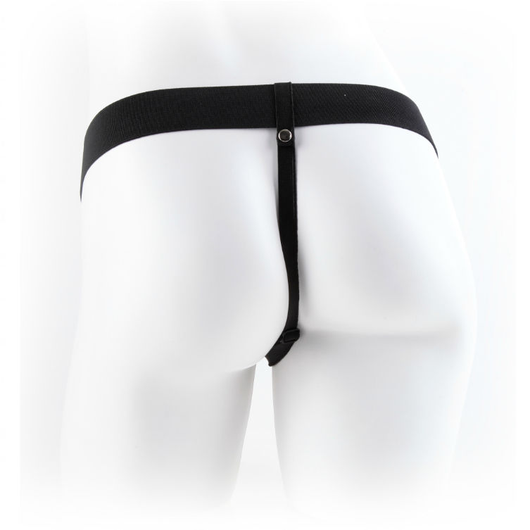 FETISH FANTASY SERIES – 11 STRAP-ON CREUX VIBRANT AVEC BILLES 27.9CM CHAIR