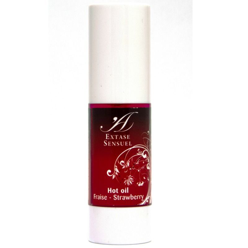 EXTASE SENSUAL – HUILE STIMULANTE CHALEUR FRAISE 30 ML