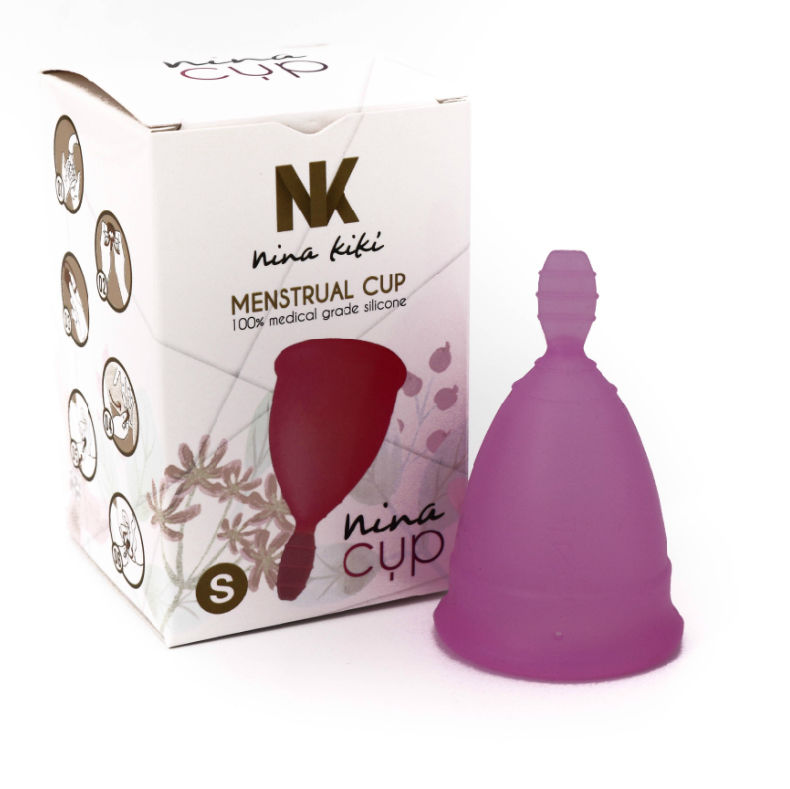NINA KIKÍ – COUPE MENSTRUELLE VIOLET TAILLE S 6 + 1 GRATUITE
