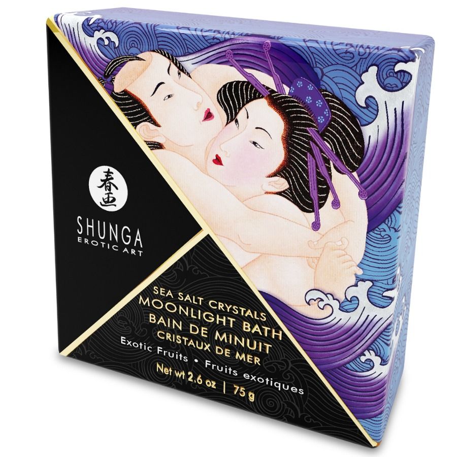 SHUNGA – SELS DE BAIN A GOÛT VIOLET EXOTIQUE 75 GR