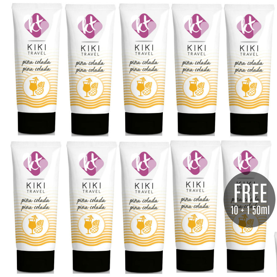 KIKÍ TRAVEL – PINA COLADA LUBRIFIANT 50 ML 10 + 1 GRATUIT