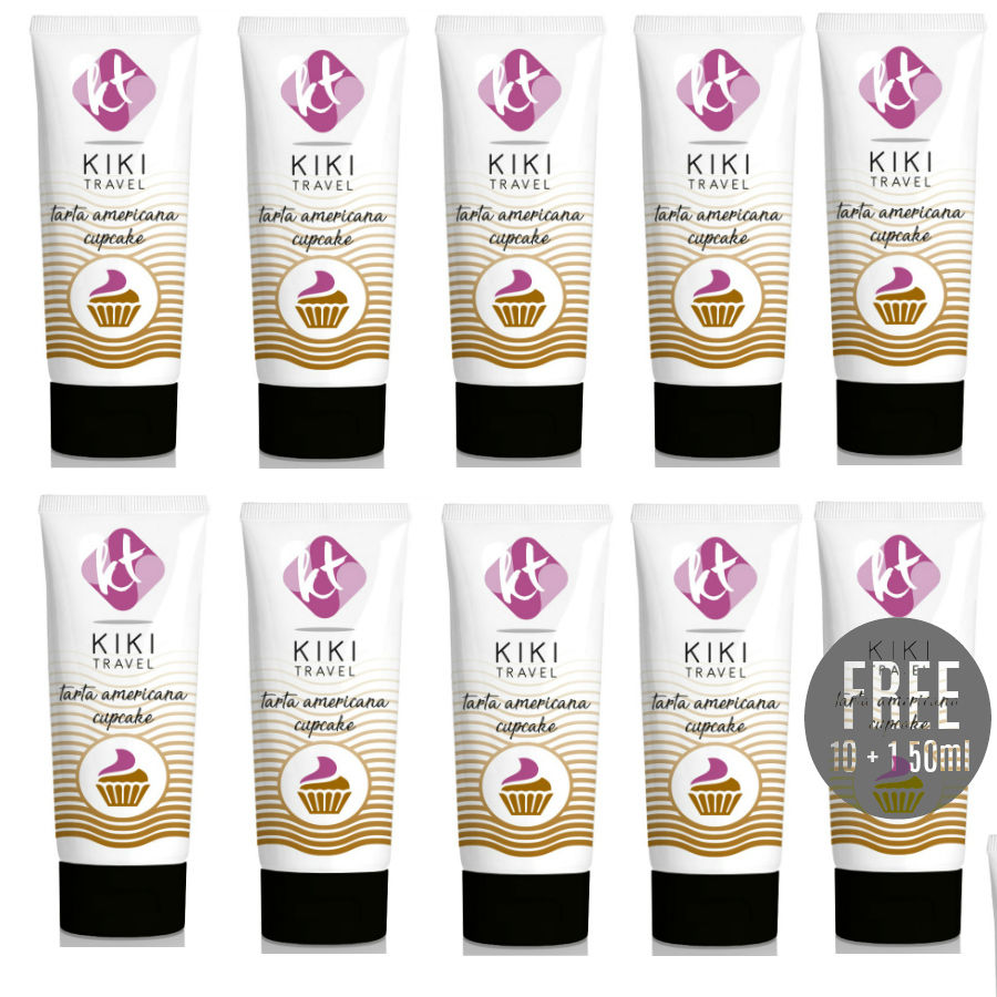 KIKÍ TRAVEL – LUBRIFIANT CUPCAKE 50 ML 10 + 1 GRATUIT
