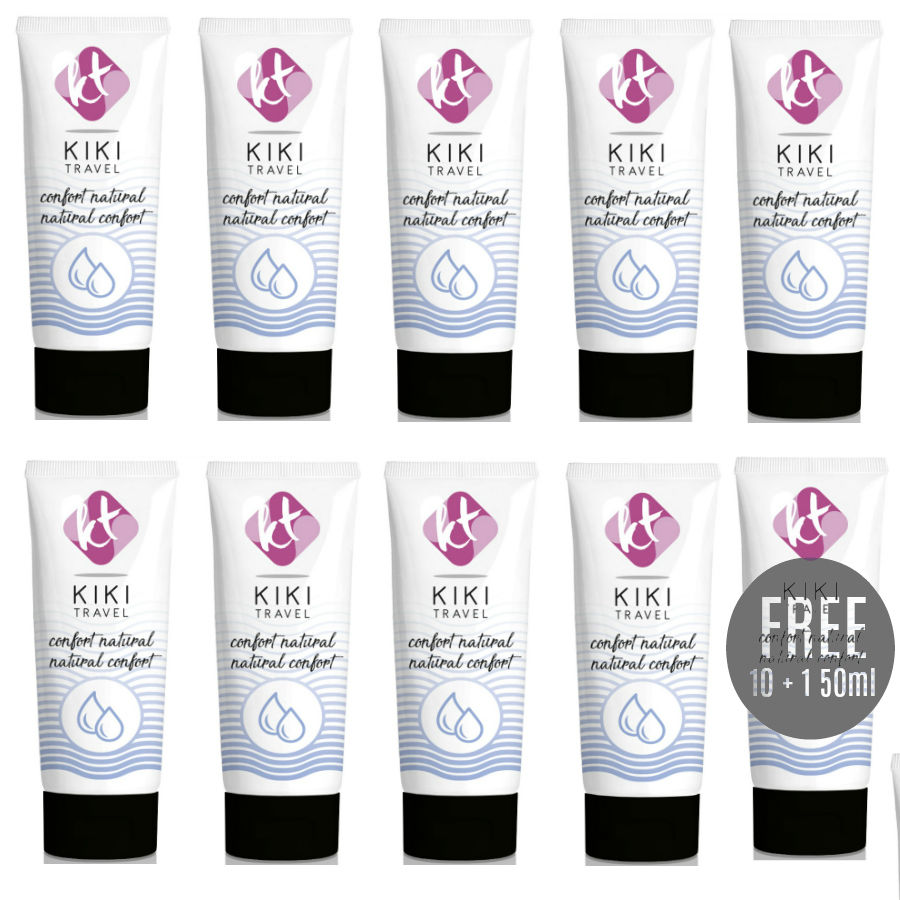 KIKÍ TRAVEL – CONFORT LUBRIFIANT NATUREL 50 ML 10 + 1 GRATUIT