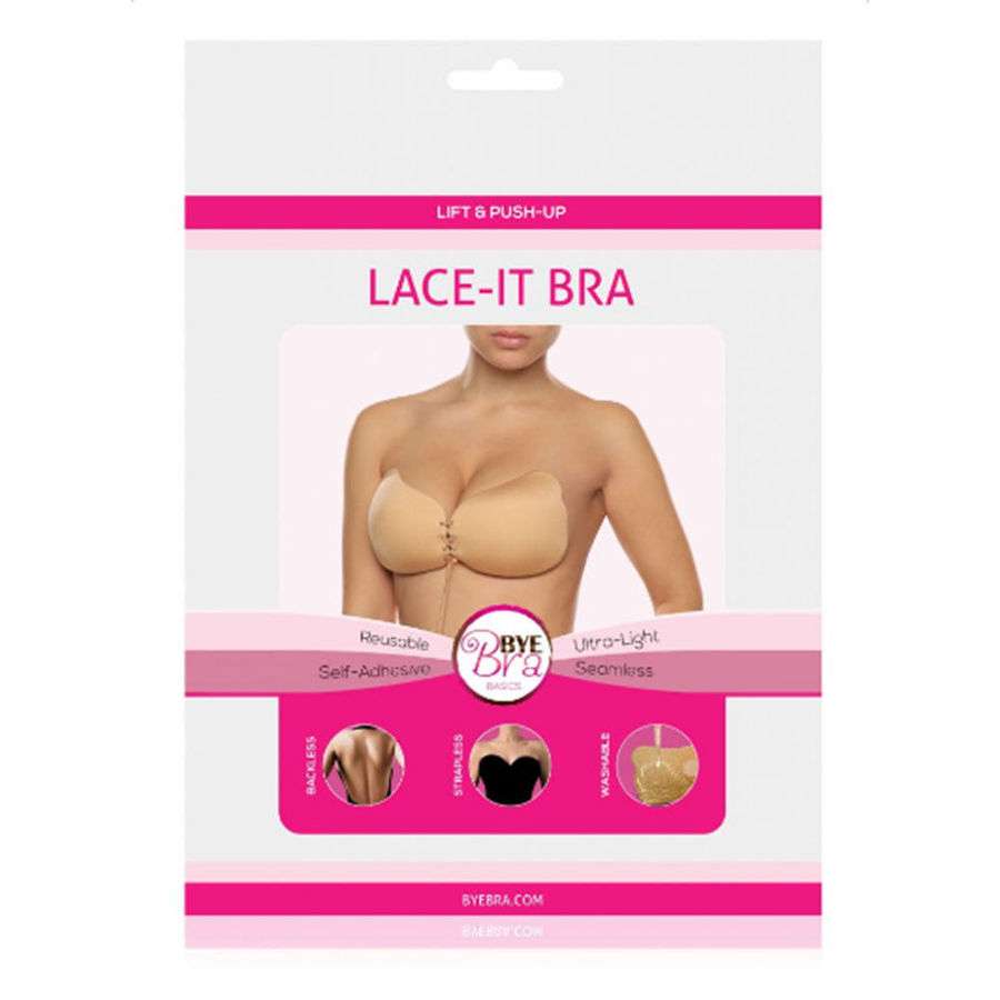 BYE-BRA – LACE-IT RENFORCEMENT PUSH-UP NOIR BONNET C