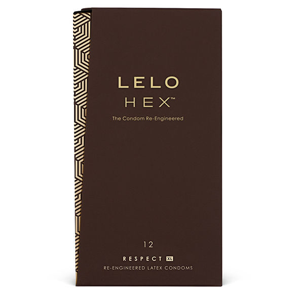 LELO – PRÉSERVATIFS HEX RESPECT XL PAQUET DE 12