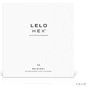LELO – BOÎTE DE PRÉSERVATIFS HEX 36 UNITÉS