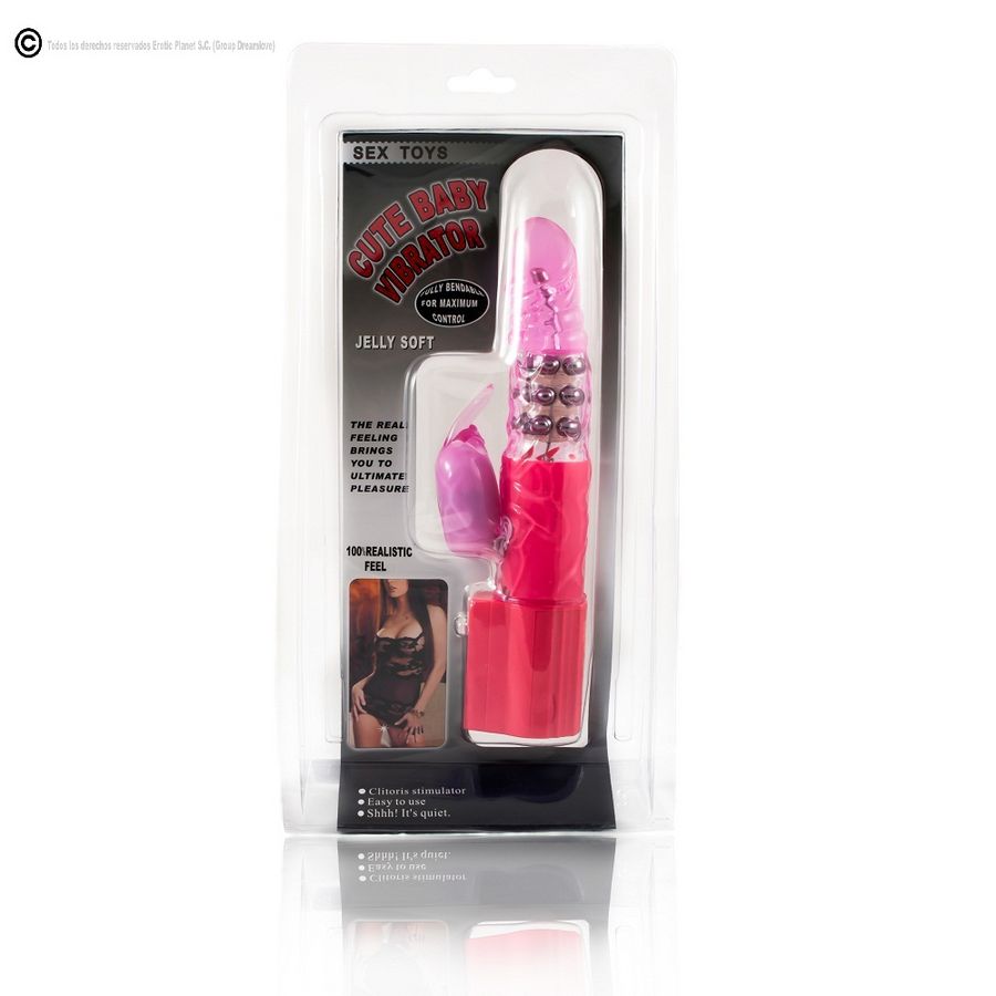 BAILE – ROTATEUR DE LAPIN ROSE AVEC SUPERSTIMULATEUR