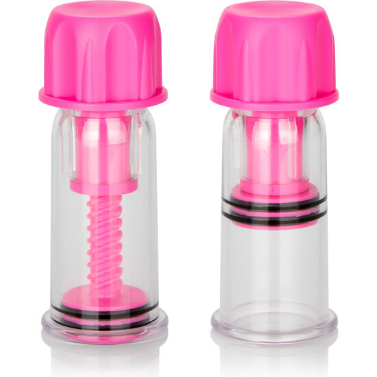 CALEXOTICS – VAGUE STIMULANTE POUR TÉTONS ROSE À TORSION SOUS VIDE