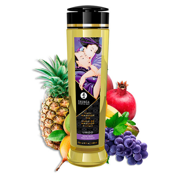 SHUNGA – HUILE DE MASSAGE ÉROTIQUE LIBIDO 240 ML