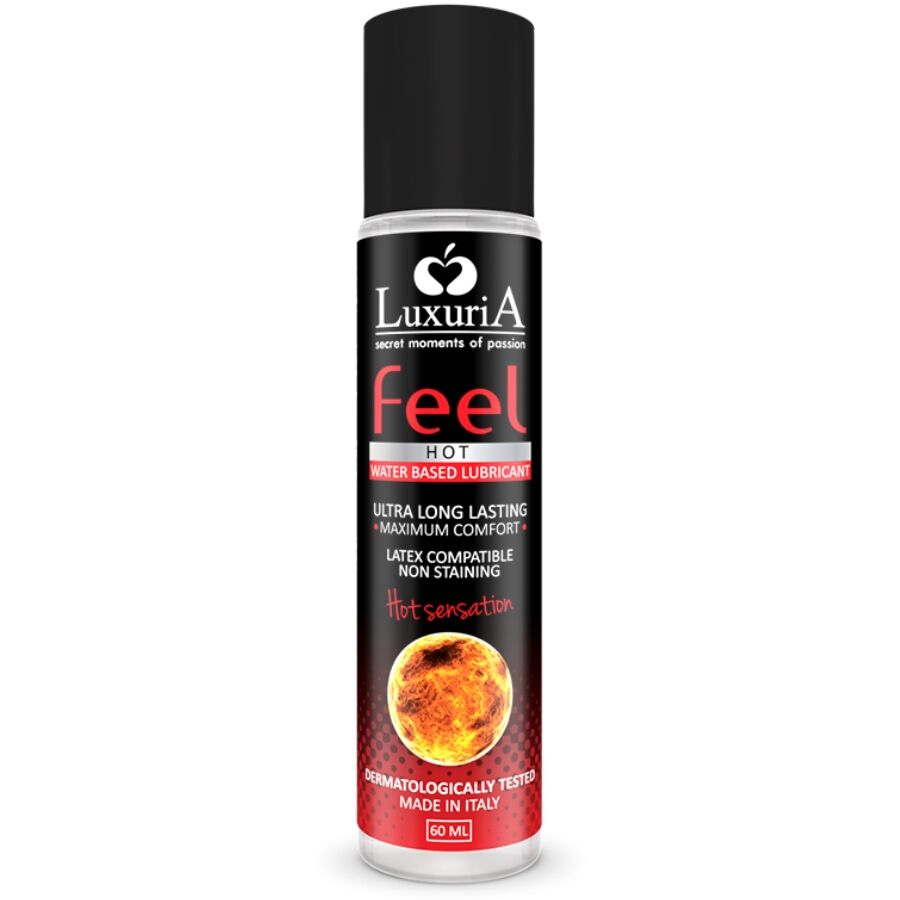 INTIMATELINE – LUXURIA LUBRIFIANT BASE DEAU FEEL HOT SENSATION 60 ML