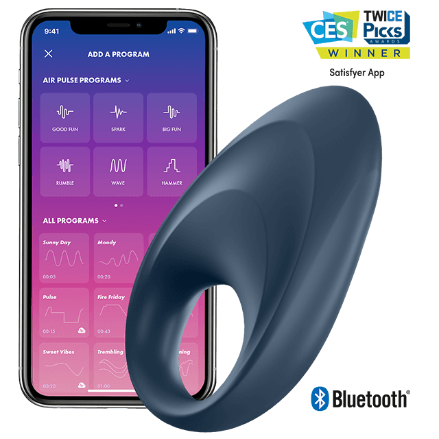 SATISFYER – APPLICATION DE VIBRATEUR  UN ANNEAU MIGHTY