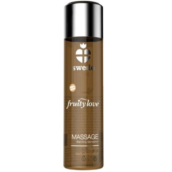 SWEDE – FRUITY LOVE EFFET CHAUFFANT HUILE DE MASSAGE CHOCOLAT NOIR INTENSE 60 ML