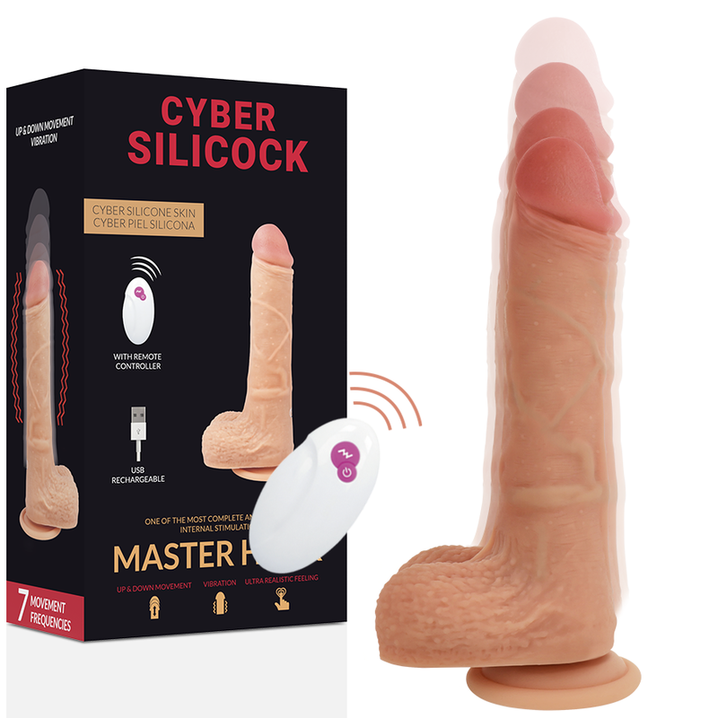 CYBER SILICOCK – TÉLÉCOMMANDE RÉALISTE MASTER HUCK 20.9 CM -O- 4 CM