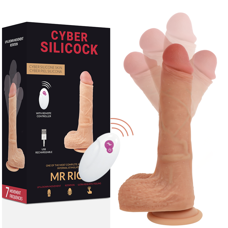 CYBER SILICOCK – TÉLÉCOMMANDE RÉALISTE MR RICK 20.9 CM -O- 4 CM