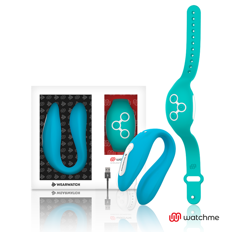WEARWATCH – VIBRATEUR WATCHME DOUBLE TECHNOLOGIE INDIGO/EAU DE MER